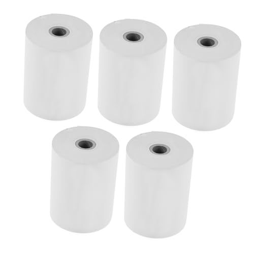 Papier thermique pour reçus jojofuny 5 rouleaux de recharge universelle pour imprimante