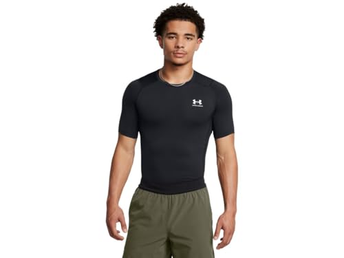 Under Armour - Mens Hg Armour Comp T-Shirt, Color Black (002), Size: Large