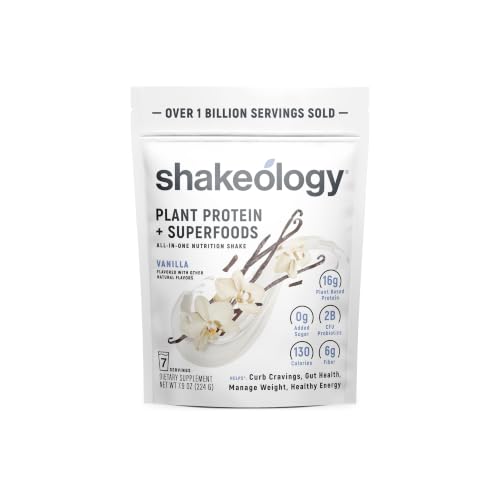 Image of BODi Shakeology 0g Added Sugar Plant-Based Protein - Vanilla, 7 Servings