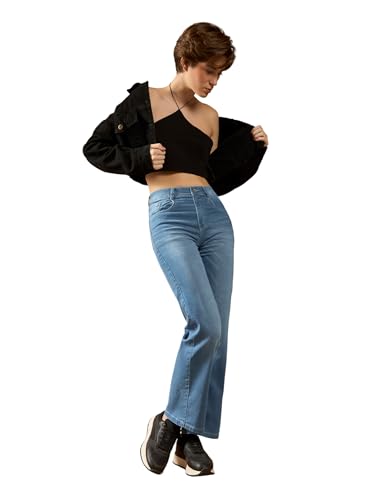 Image of Dolce Crudo High Rise Bootcut Jeans for Women