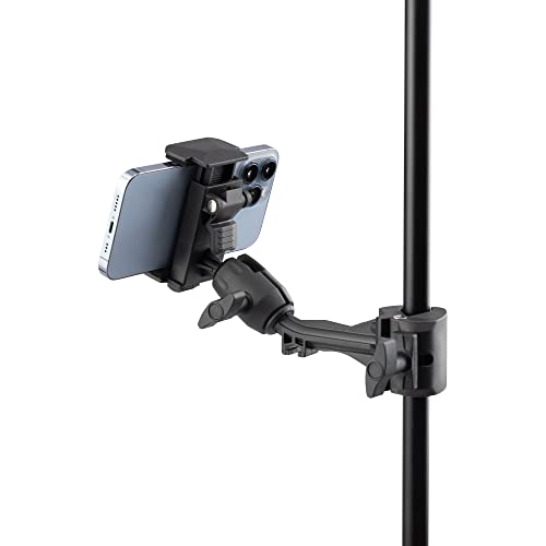 OnStage TCM1500 Tablet/Smartphone Holder (Setup for Tablets, Computers, E-Readers, Smartphones, and Phablets, Clamp Mount, Nonslip Padding, Adjustable Angle and Rotation, External Battery Holder) by OnStage - Image 6
