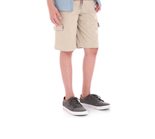 Short enfant anti-déchirure Wrangler flexible kaki taille 8 ans