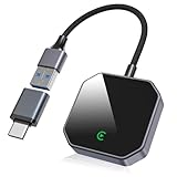 BLUMOST Wireless CarPlay Adapter for Apple iPhone [2025 Upgraded] - Convert Wired to Wireless CarPlay, Plug & Play, No Latency, Compatible with iOS 10+ & Cars with Built-in CarPlay