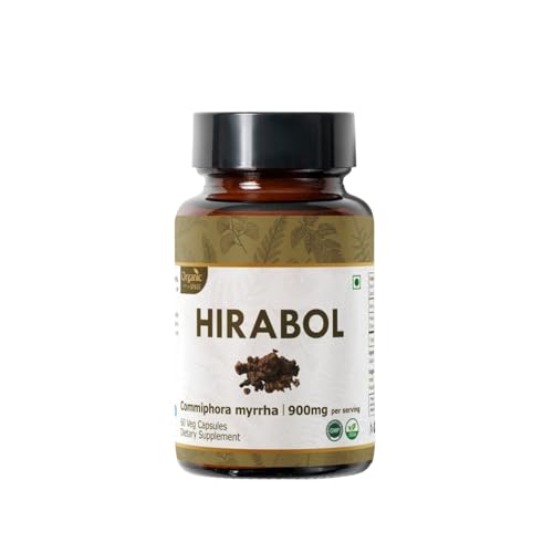 ORGANIC SPREE Hirabol 60 Capsules – Commiphora Myrrha – Natural S...