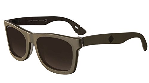 Hazard 4 Unisex Coyote Flechette Sonnenbrille mit Hornrand (Made in Italy) L, L Cover