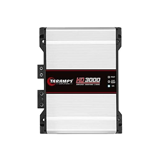 Taramp's HD 3000 2 Ohms Class D Full Range Mono Amplifier
