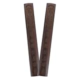 SHINEOFI Pisapapeles Par de Chino de Madera Marrón para Caligrafía para Mantener Papel Chino en Dibujo y Escritura