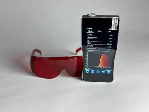 UVtech SLEEP-1 100% czerwone okulary, filtr niebieskiego światła i filtr zielonego światła, okulary komputerowe i gier, blokujące niebieskie światło