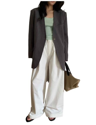 Blazer costume femme linge de maison manteau décontracté bouton poitrine chic veste loisirs