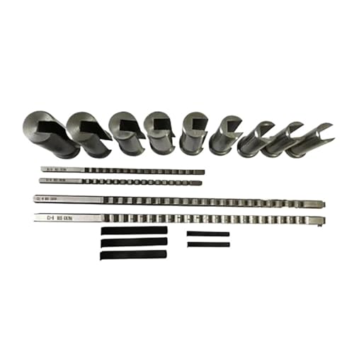1 Satz Keilnut-Räumnadeln, 18-teilig, HSS, metrisch, 4 mm, 5, 6, 8, Räumnadeln, 12–28 Schneiden, Räumen, Buchsen, Werkzeug, CNC-Kit