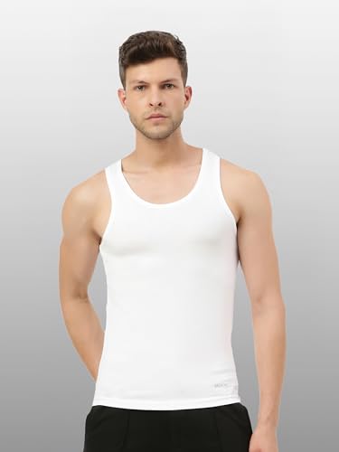 Image of Freecultr Vest for Men | Bamboo Sleeveless Super Soft Round Neck Gym Comfort Vests | Workout Regular Fit Innerwear | Breathable Sando with Long Hemline | Set of Three Pieces