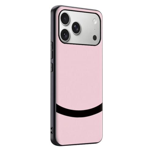 Coque iPhone 17 Pro anti-traces cuir souple rose et protection antichoc