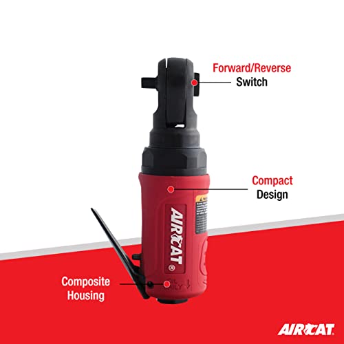 Aircat 807-25: Mini Palm Ratchet 300 Rpm, 35 Ft-Lbs Maximum Torque - 1/4-Inch #TOP1