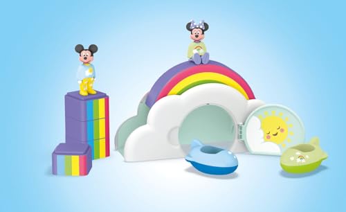Playmobil 71696 Junior & Disney : Maison des Nuages de Mickey et Minnie - Comprend Un Arc-en-Ciel - Jouet fabriqué à partir de matière d'origine végétale - Dès 12 Mois