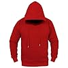 A2Z Mens Fleece Hoodie Pullover Hooded Sweatshirt Long sleeve S/M/L/XL/XXL/3XL/4XL Red #2
