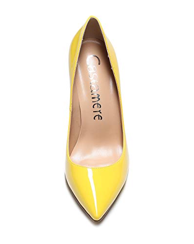 Image of Castamere Womens High Heels Pointed-Toe Slip-on Stilettos Pumps 4Inch Heel Shoes
