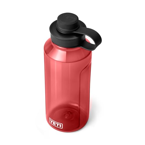 Image of YETI Yonder Water Bottle with Yonder Tether Cap, Lightweight, Leakproof and BPA-Free