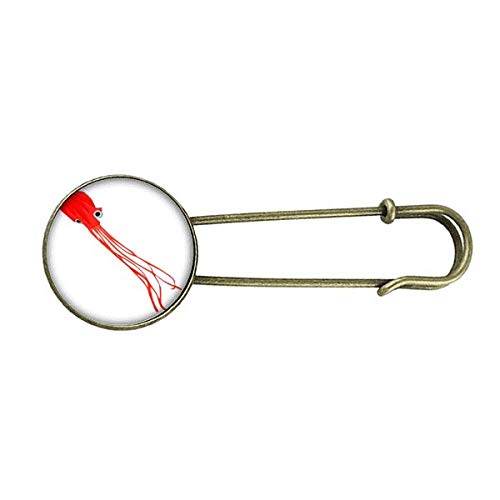 Broche de metal tradicional chinês padrão polvo de pipa retrô
