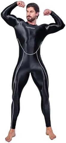 [AMORESY] アモレシー公式 Full-Lengthフルレングス メンズボディスーツ 上下一体型 Sliktex Classic UV防止 吸湿通気 ジム トレーニング コスプレ Dracoシリーズ 詳細画像3
