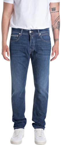 Replay Ma972 Jeans, 009 Azul Medio, 30W / 36L Hombres