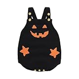 ハロウィン コスプレ 子供 ロンパース カバーオール かぼちゃ パンプキン 子供 キッズ 帽子 萌え おもしろ インクレコスプレ 暖かい 春秋冬 男女兼用 セットアップ 新生児服 誕生日 撮影 写真 パーティー プレゼント(74,ブラック2)