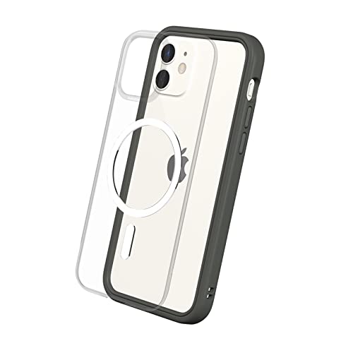 Coque iPhone 12 Pro RhinoShield Mod NX antichoc MagSafe graphite pour éviter les écrans brisés