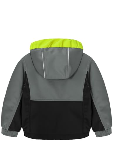 GEMYSE Toddler Jacket Fleece Lined Baby Boys Windbreaker Water Resistant Kids Hooded Coat Warm Spring Fall Outerwear2