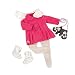 Our Generation Dolls Snow Sweet Winter Coat with Mittens Outfit for Dolls, 18"