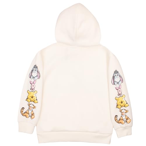 Disney Moletom infantil Minnie Mouse, Ursinho Pooh, Lilo e Stitch, Branco, 4