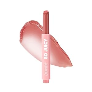 ColourPop So Juicy Plumping Lip Gloss Balm – Hydrating Lip Gloss & Balm Hybrid with Peptides – Non-Sticky Formula – Visibly Plumps Lips & Delivers Buildable Color – Vacay Mode (0.07 oz)