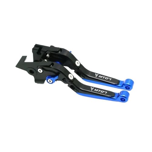 Leviers frein moto CNC pour MT-07 FZ-07 2014-2023 poignée pliante aluminium de haute finition