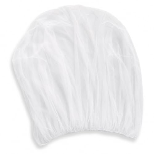 VIDOELETTRONICA® Mosquitera universal para cunas, compatible con cuna, cochecito y caja – Red portátil duradera y resistente, color blanco
