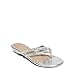 DREAM PAIRS Women's Fashion Rhinestones Design Slides Sandals Dress Daily Flat Sandals for Summer,Size 10,Silver,JEWEL_01