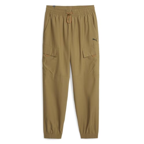 PUMA Mens Open Road Woven Cargo Pants Casual - Brown - Size S