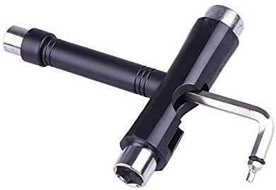 SHISHI Outil de Skateboard Professionnel T-Patinage T-Patinage de la clé en Forme de Tournevis Skateboards Multifonctions Skateboards à roulettes