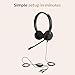 Jabra Evolve 20 Wired Headset (2025 Edition) - Dual-Ear Wired Headset for Office and Work from Home - Call Control - Certified for MS Teams - USB-C/A Connectivity - Black