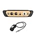 Sound Hole Pickup Cajon Box Drum Preamp Pickup Musical Instrument Pickup With Mic 1/4 Inch Output Guitar Pickup