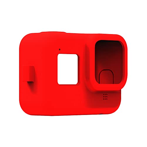 Funda de silicona para GoPro 8 que evita arañazos en la cámara y lente azul 5