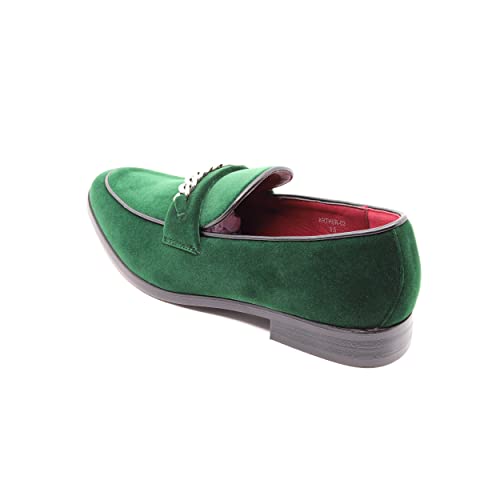 Image of Men's Vintage Velvet Designer Classic Dress Tuxedo Smoking Slipper Loafer Slip On Shoes Arthur-02