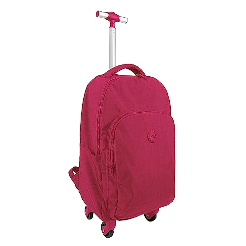 Tilibra Mochila de Rodinhas Académie Cereja