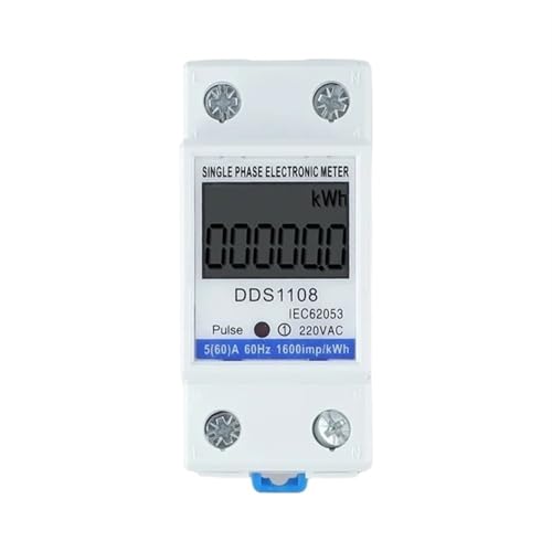 Watt-heure numérique 220V pour suivre la consommation du chauffage de votre studio