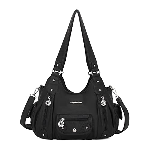 angel kiss Fashion Handtaschen Umhängetaschen aus weichem Material Tragetaschen Schultertaschen mit verstellbaren Trägern