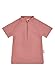 Sterntaler Badeshirt Kurzarm Uni - UV-Schutz 50+ Schwimmshirt mit Stehkragen - Mädchen UV Shirt mit Frontreißverschluss und Kinnschutz -Baby Badebekleidung, Rosenholz, Größe 80