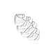 Corelle - Vajilla de 18 piezas para 6 personas, resistente a astillas, Lia, vidrio, Lia, 6-Piece