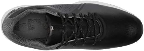 Under Armour Men's Charged Draw RST Golf Shoe, Black (001)/White, 7 Wide | Image 4