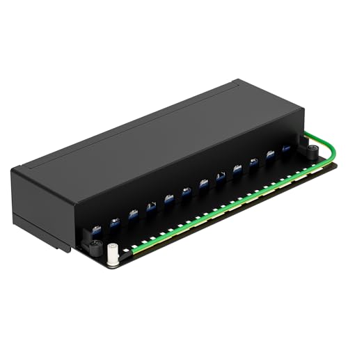 Panneau de brassage CAT 7 pour résoudre les déconnexions et câbles emmêlés