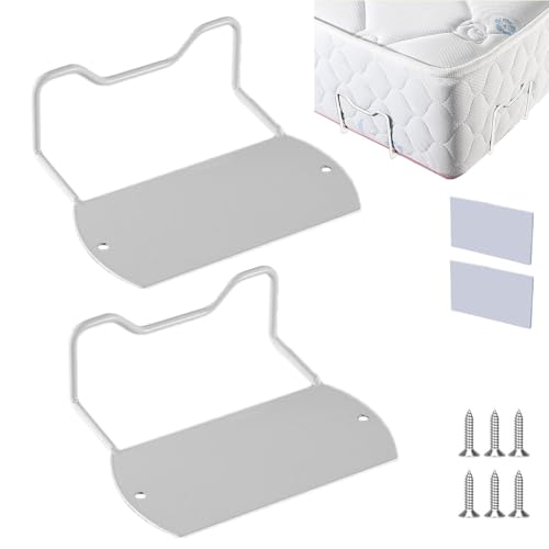 Tope Antideslizante para colchón, Tope para Marco de Cama, 2 Barras de sujeción para colchones, Juntas para colchones contra resbalones de Cama, topes Antideslizantes