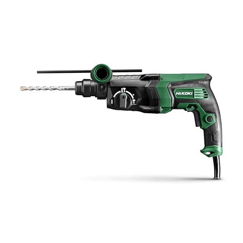 6 mejores marcas de taladros 53 HiKOKI Martillo SDS-Plus 830W Potente 2,9J 26mm 3 Modos Multiusos...