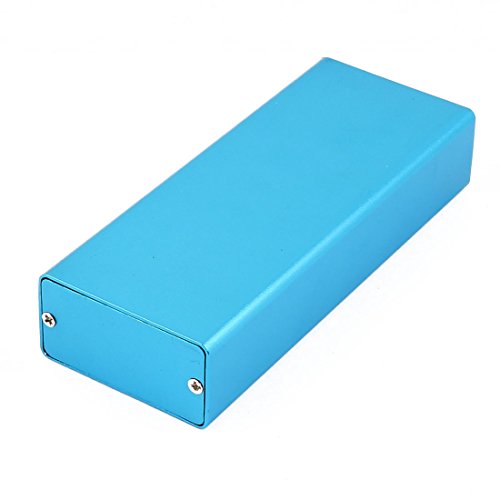 Aexit 23 x 44 x 110mm conectores de aluminio azul miniatura 1