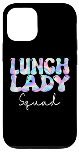 iPhone 15 Pro Lunch Lady Squad Groovy Back to School Teachers Women Girl Case